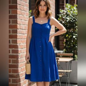 Princess highway cotton blue shirtdress 6 Boho preppy